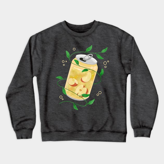 Apple Soda Crewneck Sweatshirt by Kimprut